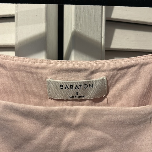 Babaton Contour Square neck Bodysuit | pink - Picture 3 of 4